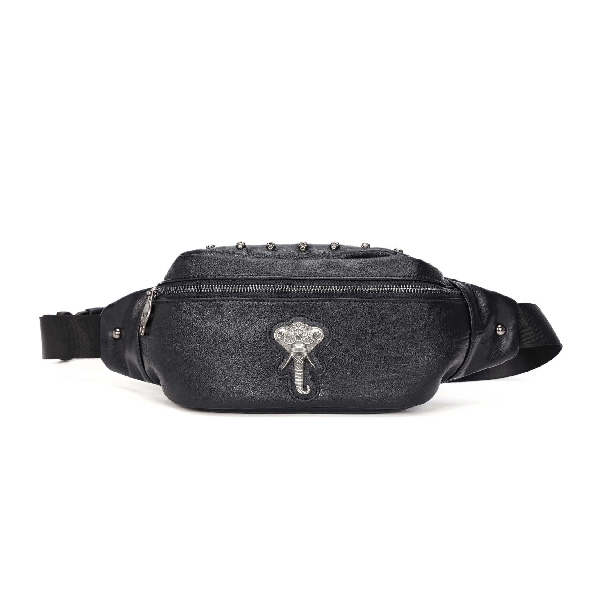Fanny Packs Waist Pack Bag with Zipper Pockets Adjustable Belt PU Leather for Men Women Fashion Travel Pouch