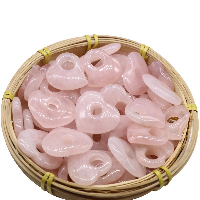 Other Heart Pendant Beads Natural Semi-precious Stone Rose Quartz 30x35mm 29x30mm Peach Side Hole DIY For Maiking Earring
Other Heart Pendant Beads Natural Semi-precious Stone Rose Quartz 30x35mm 29x30mm Peach Side Hole DIY For Maiking Earring