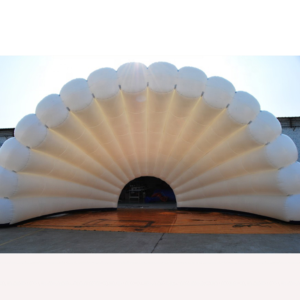 Attractive 6/8m wide giant igloo dome inflatable tent with led and blower for outdoor parties or events