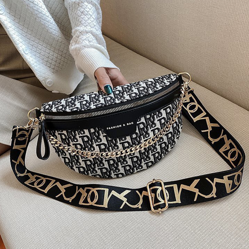 Canvas waist bag luxury designer fanny pack korean shoulder crossbody bags for women fashion black purse blue evening clutch, Sky blue
Canvas waist bag luxury designer fanny pack korean shoulder crossbody bags for women fashion black purse blue evening clutch, Sky blue