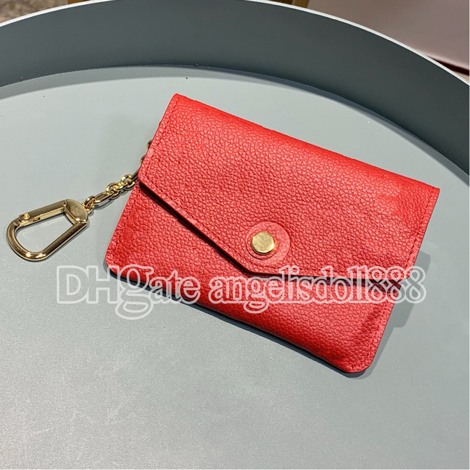 Luxury Designer Wallet Credit Card Holders red genuine leather empreint logos letters embossed Keychain key pounch Mens Womens Coin Purse Wallets, Brown;gray
Luxury Designer Wallet Credit Card Holders red genuine leather empreint logos letters embossed Keychain key pounch Mens Womens Coin Purse Wallets, Brown;gray