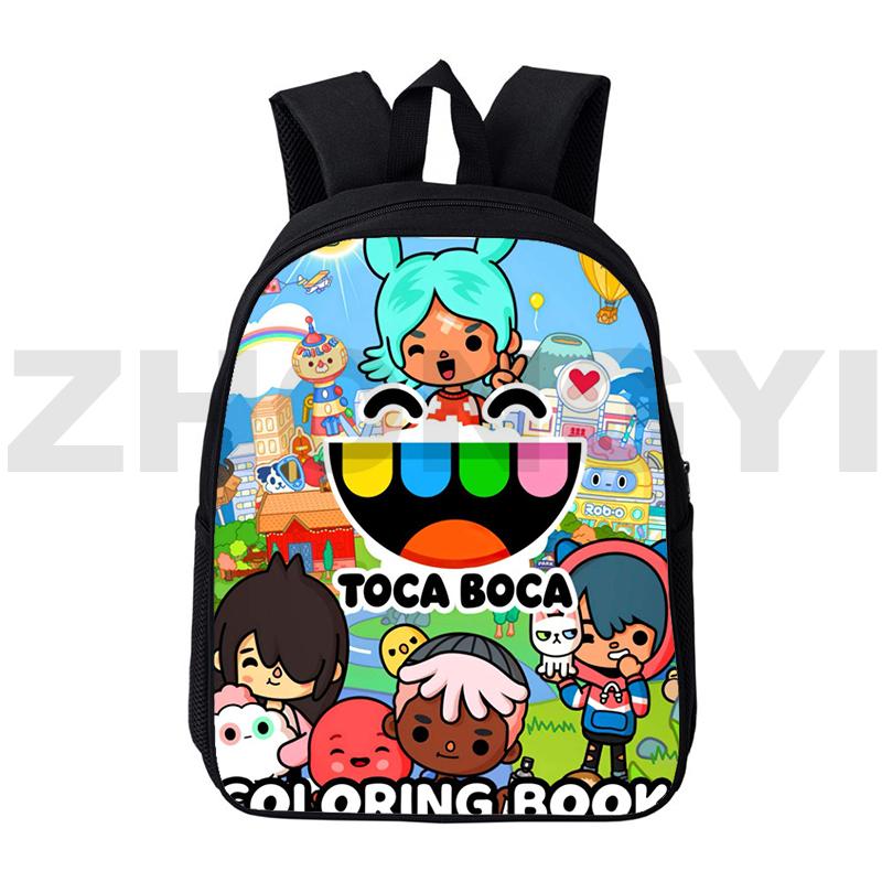 Backpack 3D Toca Life World 12/16 Inch Boca Same Game Canvas School Supplies Kid Cartoon Kawaii Bookbags Men Travel Bag, Toca11
Backpack 3D Toca Life World 12/16 Inch Boca Same Game Canvas School Supplies Kid Cartoon Kawaii Bookbags Men Travel Bag, Toca11
