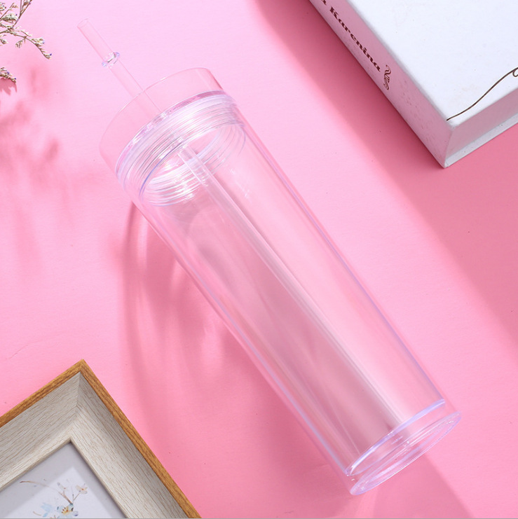 Acrylic Tumbler 16oz Tumbler Straight Tumblers Travel Mug Double Wall Clear Plastic Tumblers with Lid and Straw 376 S2, Purple
Acrylic Tumbler 16oz Tumbler Straight Tumblers Travel Mug Double Wall Clear Plastic Tumblers with Lid and Straw 376 S2, Purple