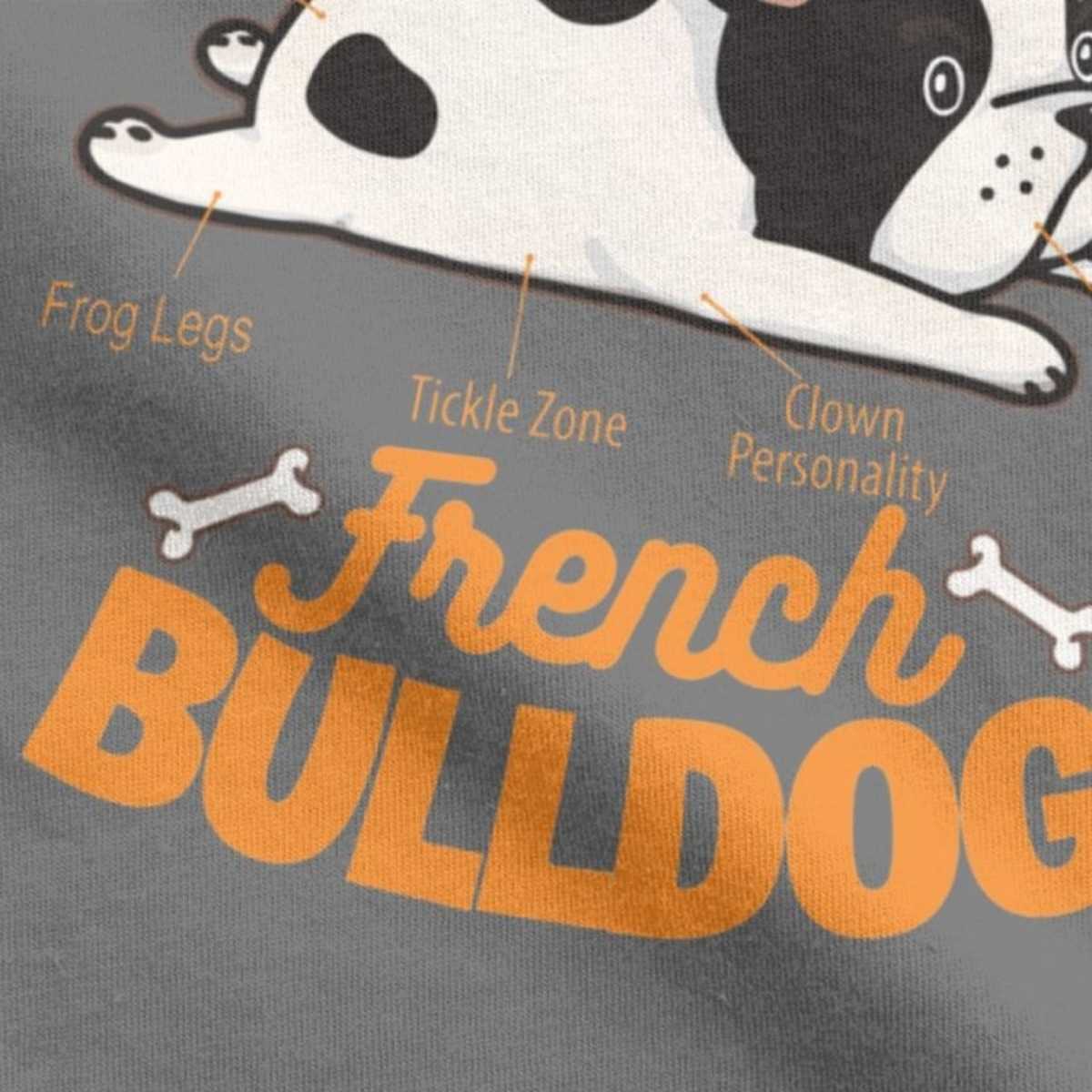 Men's T-Shirt Anatomy Of A French Bulldog Funny Pet Frenchie Dog Cotton Tee Fitness Harajuku Tops T Shirt Camisas 210629