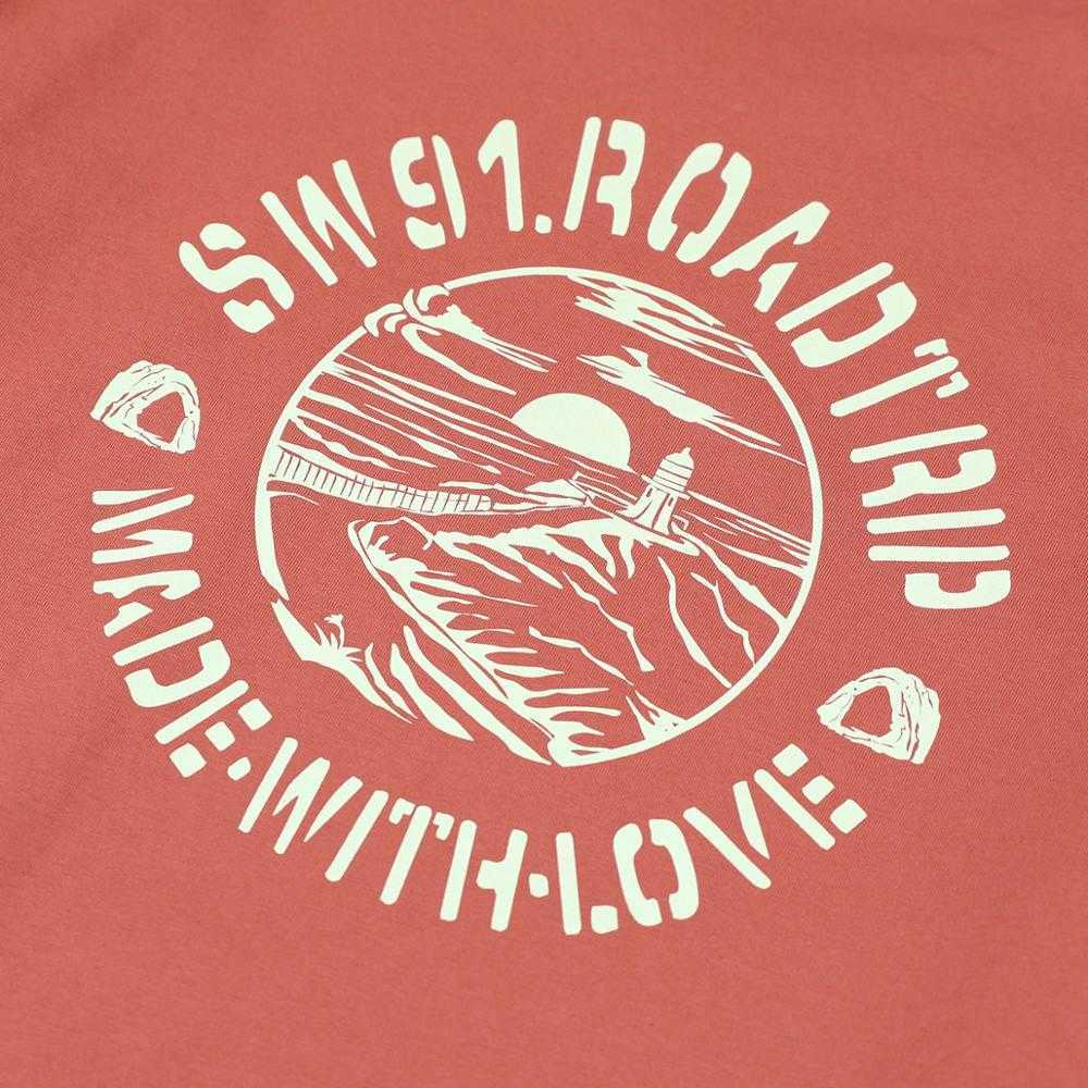 SIWMOOD Summer back letter print T-shirt Men 100% cotton Breathable tops fashion tees lover's clothes SJ120082 210629