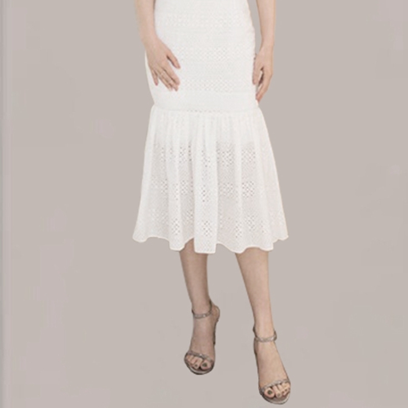 Fashion Womens Elegant Vintage Lace Hollow Out Summer Dress Casual Midi Party Mermaid 210520