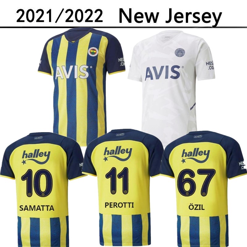 21 22 Turkey club Fenerbahce soccer jerseys home away 2021 2022 CAMISETAS DE FÚTBOLMesut Özil Ozan Tufan Perotti Samatta Camiseta football shirts Fenerbahçe SK uniform, White
21 22 Turkey club Fenerbahce soccer jerseys home away 2021 2022 CAMISETAS DE FÚTBOLMesut Özil Ozan Tufan Perotti Samatta Camiseta football shirts Fenerbahçe SK uniform, White