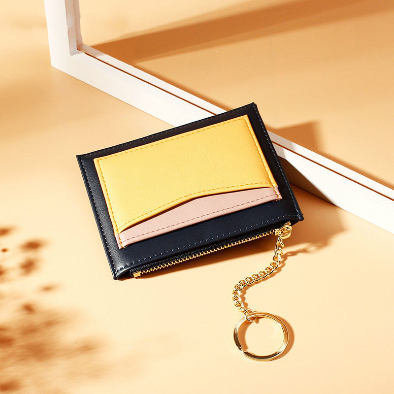 Fashionable PU Leather Womens Wallet Multi-Card Position Zipper Card Bag Keychain Small Wallet Lady Coin Purse Small Wallet, Black
Fashionable PU Leather Womens Wallet Multi-Card Position Zipper Card Bag Keychain Small Wallet Lady Coin Purse Small Wallet, Black