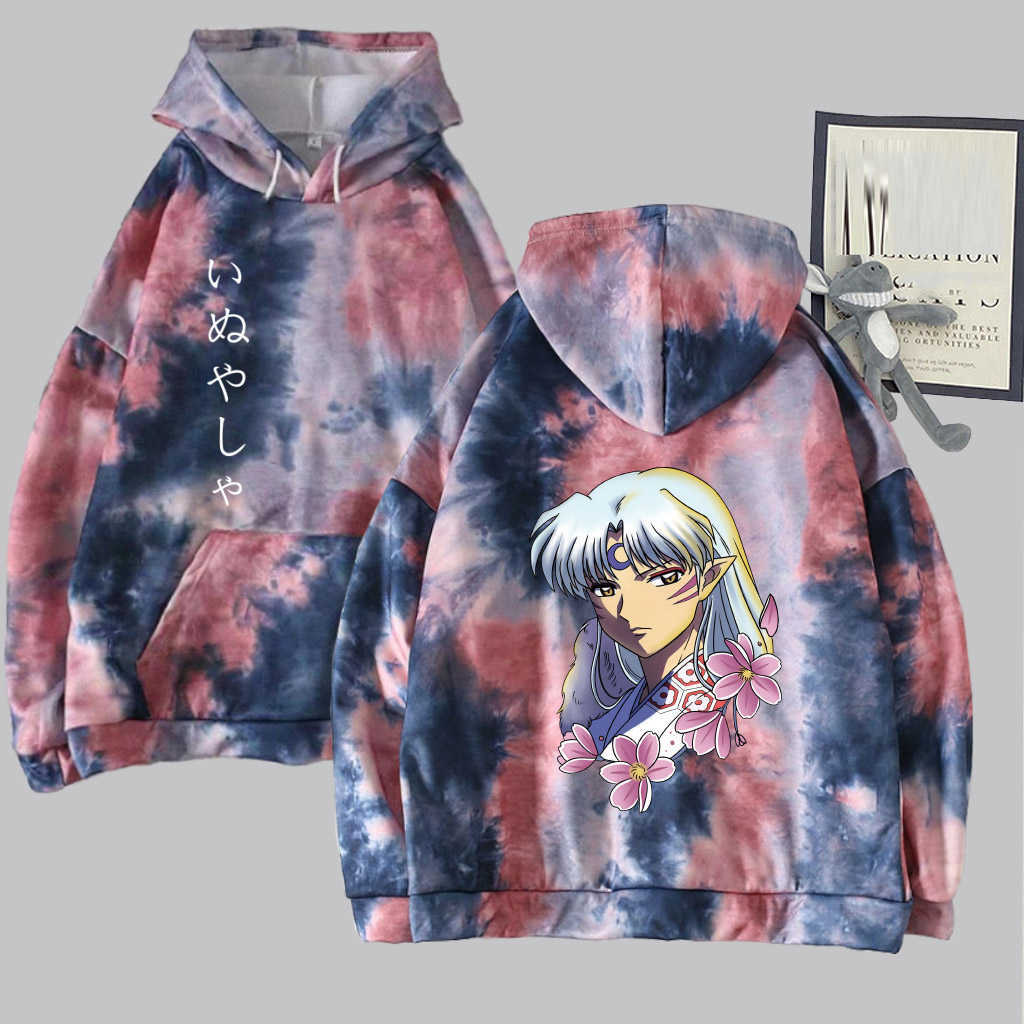 Anime Hoodie InuYasha Tie-dye Double-sided Pullovers Tops Long Sleeve Y0802, Baozhuangdai
Anime Hoodie InuYasha Tie-dye Double-sided Pullovers Tops Long Sleeve Y0802, Baozhuangdai