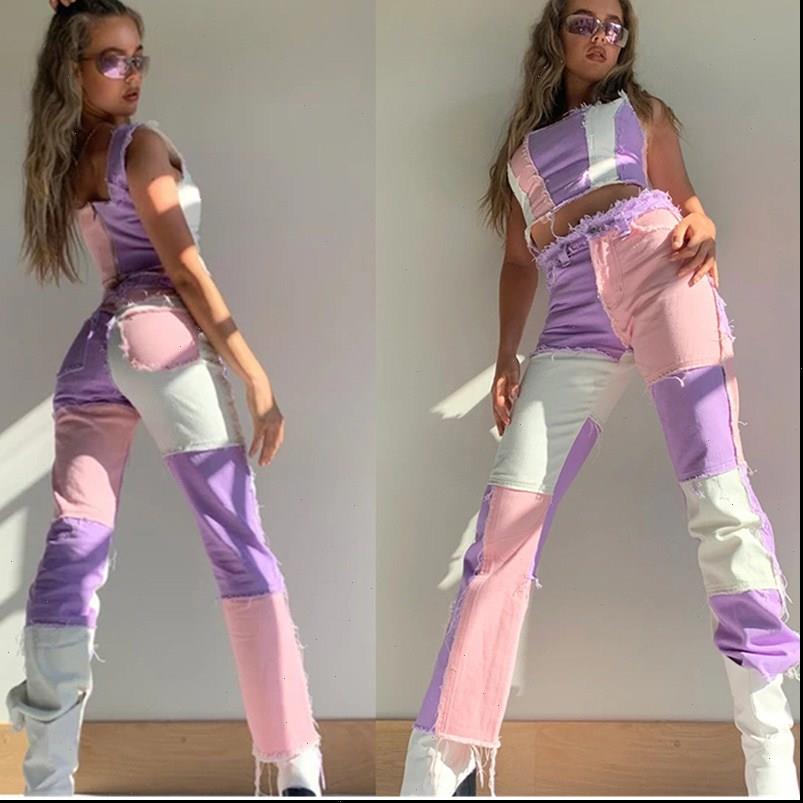 womens pant block high waist flare jeans with pockets streetwear ladies trousers bell bottoms skinny jean pants, Black;white
womens pant block high waist flare jeans with pockets streetwear ladies trousers bell bottoms skinny jean pants, Black;white