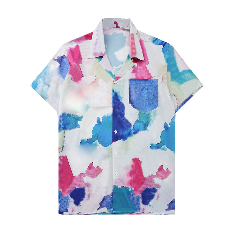 Fashion Tie Dyed Mens Polos Comfortable and Breathable T-shirt Printed In Different Colors Button Cardigan Casual Wear, White
Fashion Tie Dyed Mens Polos Comfortable and Breathable T-shirt Printed In Different Colors Button Cardigan Casual Wear, White