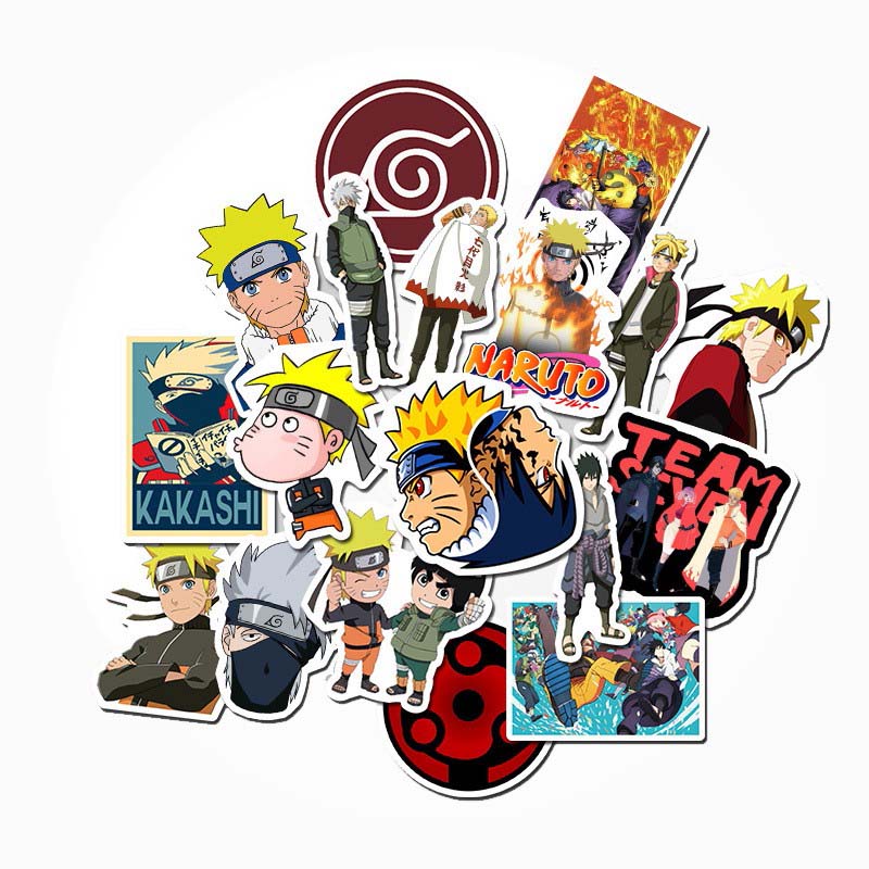 Vehicle Japan Cartoon Sticker Anime Naruto Graffiti Stickers Luggage Skateboard Guitar Laptop Waterproof Car Motorcycle Decals Birthday Gift