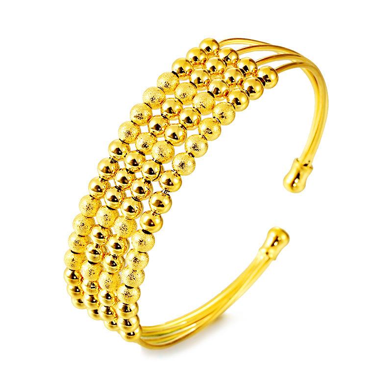 Bangle Delicate Luxury Womens Cuff Yellow Gold Filled Fashion Beads Bracelet Accessories Gift Open Bnagle Designs 2022
Bangle Delicate Luxury Womens Cuff Yellow Gold Filled Fashion Beads Bracelet Accessories Gift Open Bnagle Designs 2022