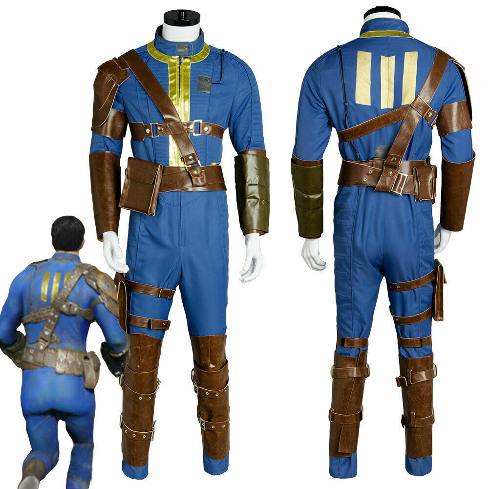 Fallout 4 FO Nate Cosplay Costume Vault #111 Jumpsuit Uniform Sole Survivor Suit, Black
Fallout 4 FO Nate Cosplay Costume Vault #111 Jumpsuit Uniform Sole Survivor Suit, Black