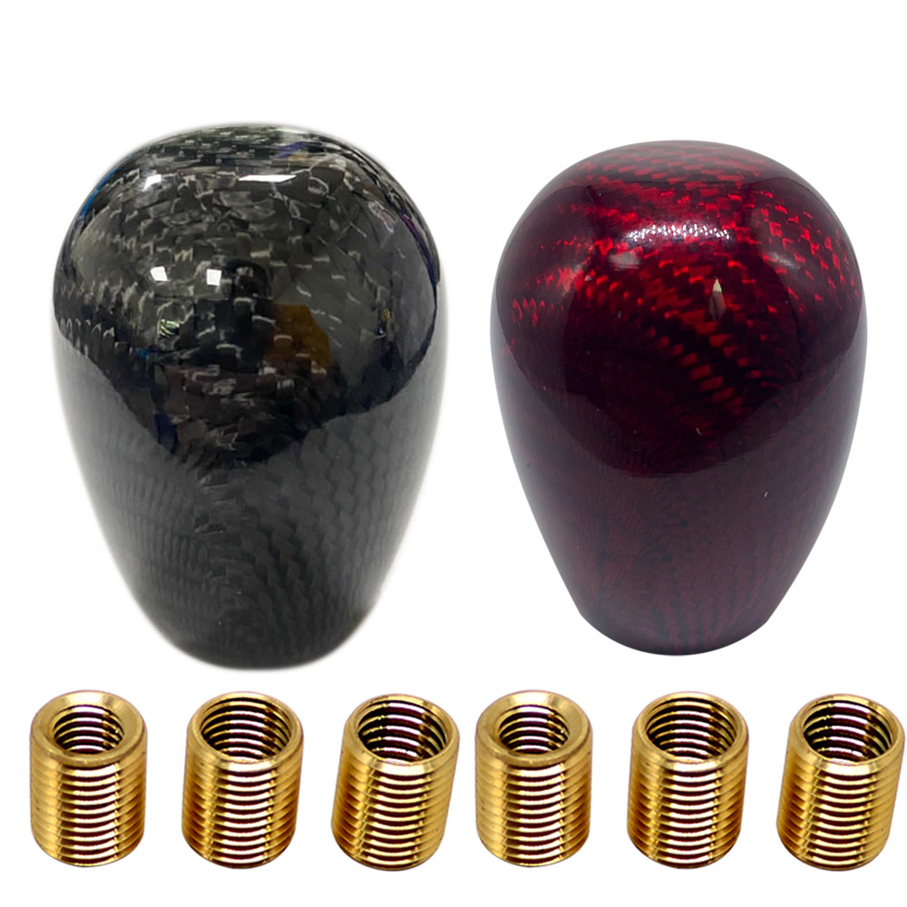 Car Real Carbon Fiber Gear Shift Knob Short Throw Shifter Lever Head Universal W/ adapters
Car Real Carbon Fiber Gear Shift Knob Short Throw Shifter Lever Head Universal W/ adapters