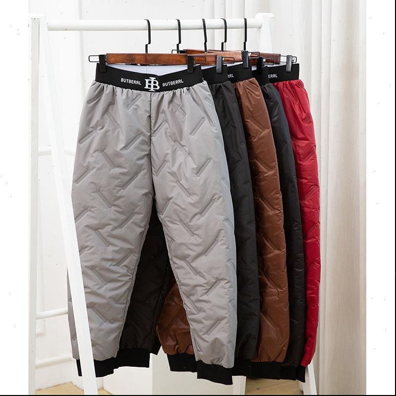 womens capri winter pants elastic waist thicken long trousers harem high down cotton external wear, Black;white
womens capri winter pants elastic waist thicken long trousers harem high down cotton external wear, Black;white