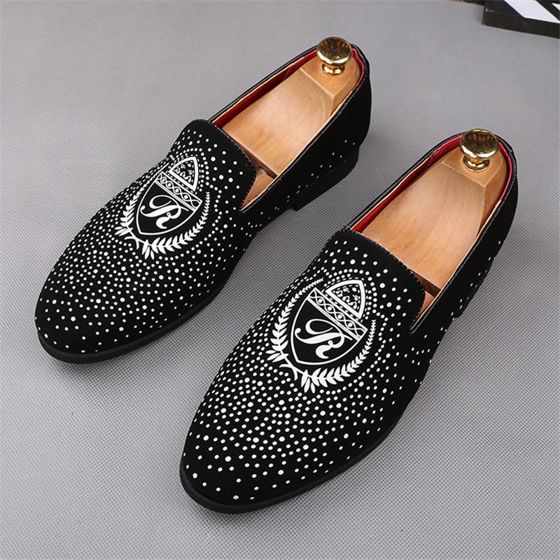 Luxury Men's Designer Streets Trendsetter Gentleman Flats Shoes Fashion Casual Charm Wedding Dress Prom Footwear, Black 
Luxury Men's Designer Streets Trendsetter Gentleman Flats Shoes Fashion Casual Charm Wedding Dress Prom Footwear, Black