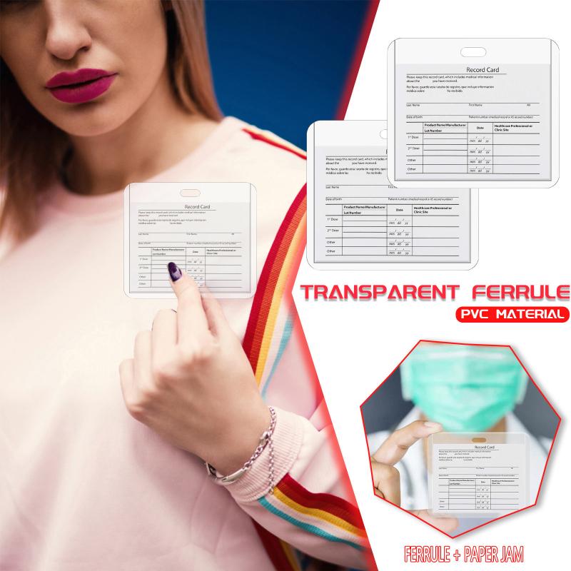 Storage Bags 4/7pcs Health Card Protector Waterproof Transparent Protective Case PVC Soft S Holder
Storage Bags 4/7pcs Health Card Protector Waterproof Transparent Protective Case PVC Soft S Holder