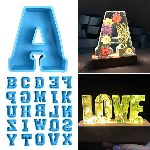 26 Capital Letters Resin Silicone Mold Gift DIY Letter Epoxy Mold Craft Tools for Birthday Party Couple Proposal Decoration
26 Capital Letters Resin Silicone Mold Gift DIY Letter Epoxy Mold Craft Tools for Birthday Party Couple Proposal Decoration
