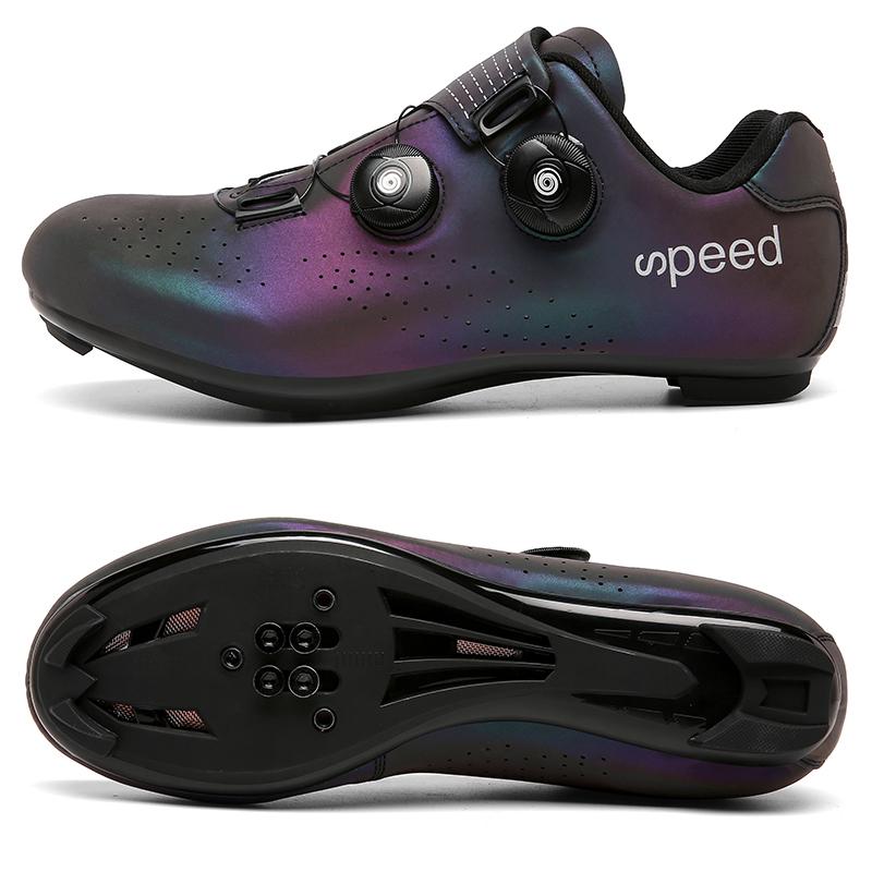 Discolor Cycling Shoes MTB Sneaker Man Mountain Bike SPD Cleats Road Bicycle Sports Outdoor Training Cycle Sneakers Footwear