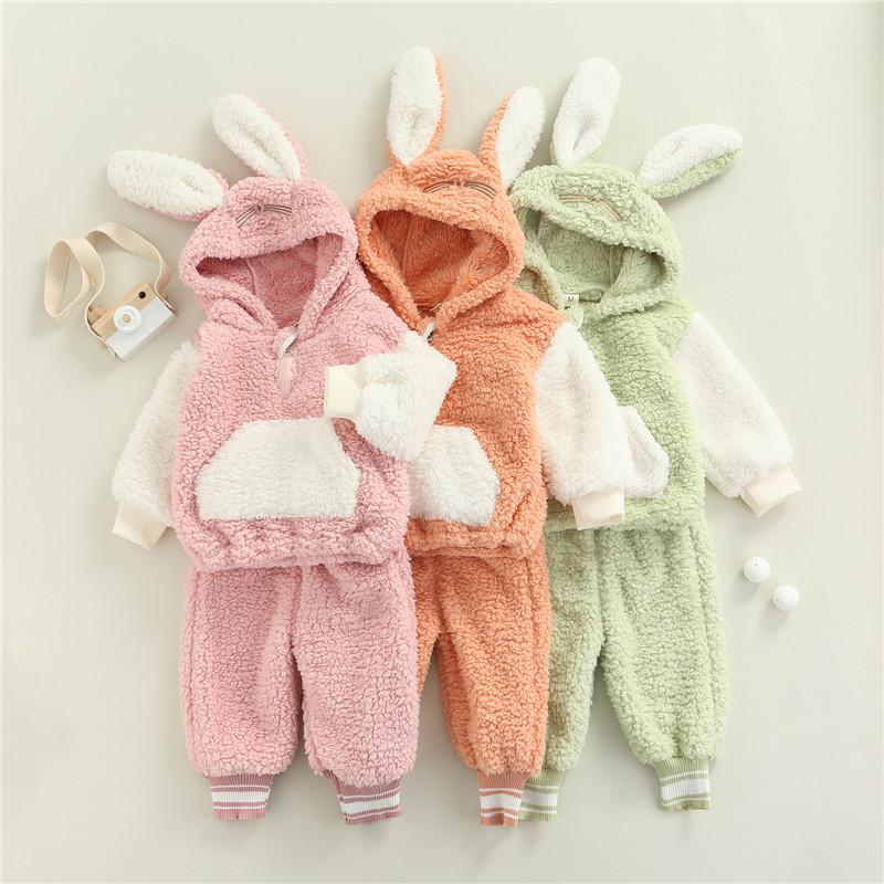 Clothing Sets 0-24m Baby Autumn Winter 2pcs Set Contrast Color Long Sleeve Ear Hoodie Pants Outfits For Boys Girls Thick Warm, White
Clothing Sets 0-24m Baby Autumn Winter 2pcs Set Contrast Color Long Sleeve Ear Hoodie Pants Outfits For Boys Girls Thick Warm, White