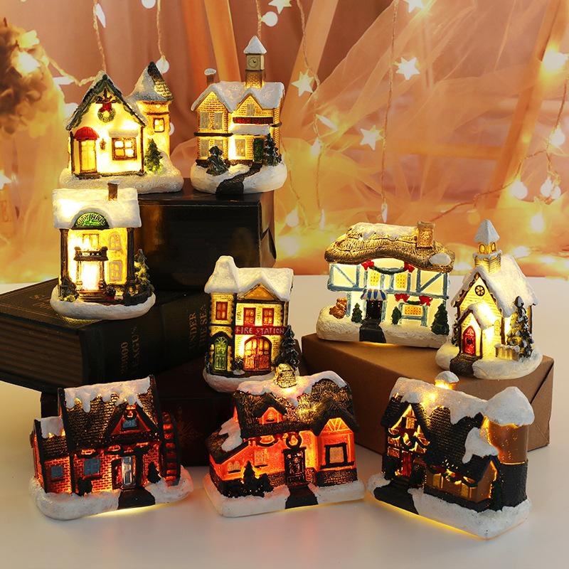 Night Lights Light Christmas Led Resin Building Micro Landscape Ornaments Gifts For Children Wedding Holiday Decoration Bedroom Decor
Night Lights Light Christmas Led Resin Building Micro Landscape Ornaments Gifts For Children Wedding Holiday Decoration Bedroom Decor