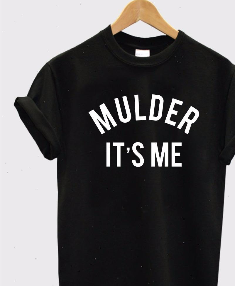women t shirt mulder its me letters print tshirt cotton casual funny for lady hipster drop ship z 730, White
women t shirt mulder its me letters print tshirt cotton casual funny for lady hipster drop ship z 730, White