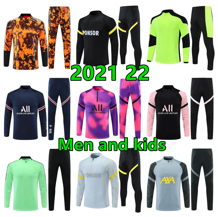 2021 22 Men and kids jogging football training tracksuit kits boys mens jacket survetement foot soccer chandal futbol chándal Sportswear
2021 22 Men and kids jogging football training tracksuit kits boys mens jacket survetement foot soccer chandal futbol chándal Sportswear