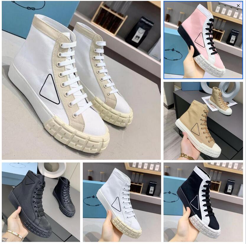 Designer Sneakers Wheel Cassetta Flat Shoes Women High Top Fabric Runner Trainers Casual Shoe Canvas Stitching Lerren Trainer with box, Color 2
Designer Sneakers Wheel Cassetta Flat Shoes Women High Top Fabric Runner Trainers Casual Shoe Canvas Stitching Lerren Trainer with box, Color 2