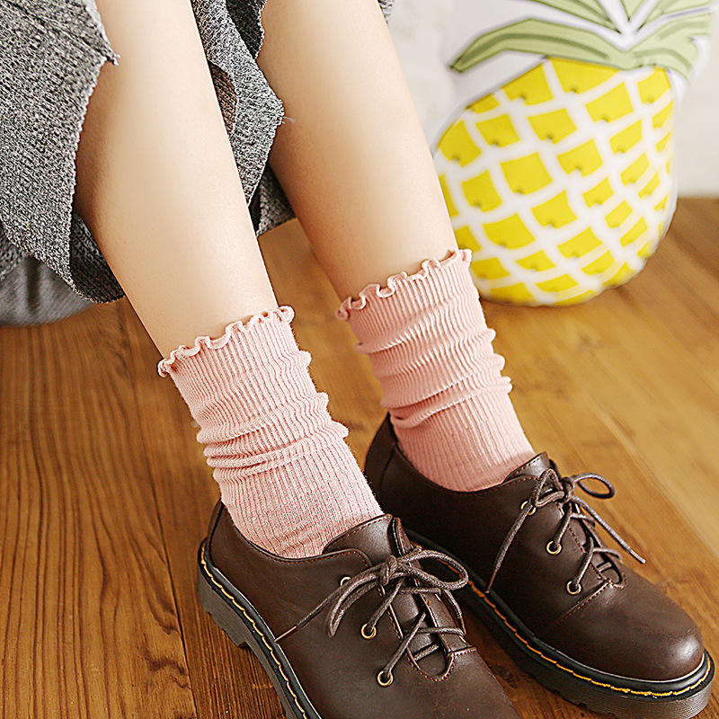 socks hosiery pile autumn and winter cotton thin women's solid color wood ear edge short boots long tube socks, Black;white
socks hosiery pile autumn and winter cotton thin women's solid color wood ear edge short boots long tube socks, Black;white