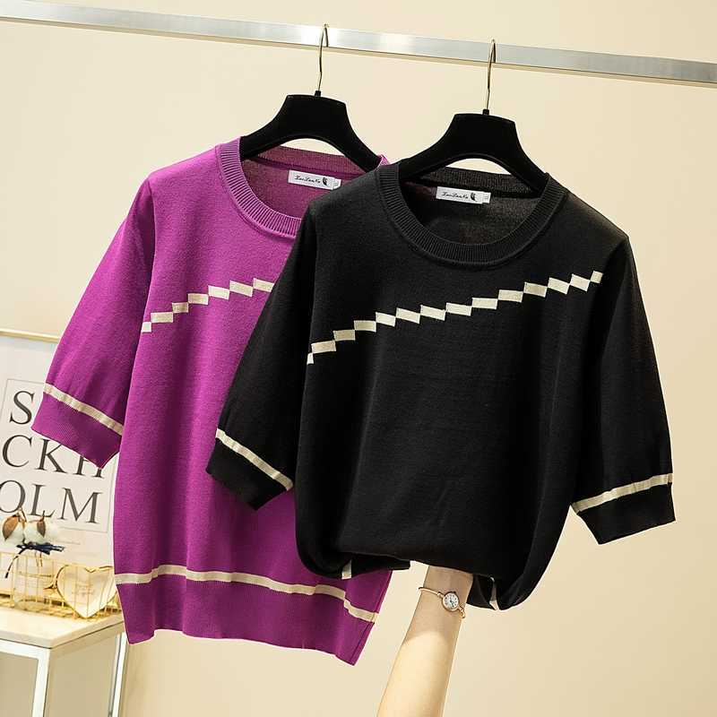 plus size women Sweater Knitted Pullover Women O-neck Oversize Sweater Female Loose short Sleeve Sweater Top Jumper 210604, Purple
plus size women Sweater Knitted Pullover Women O-neck Oversize Sweater Female Loose short Sleeve Sweater Top Jumper 210604, Purple