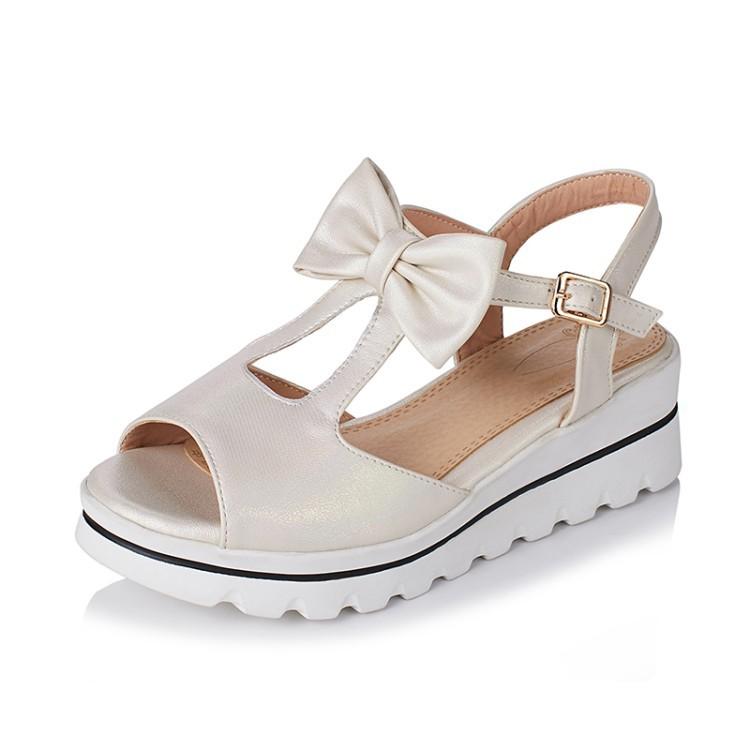 Years Summer Comfortable Mid-heel Wedge Buckle Size Code 31-43 Sandals 18127, Pink
Years Summer Comfortable Mid-heel Wedge Buckle Size Code 31-43 Sandals 18127, Pink