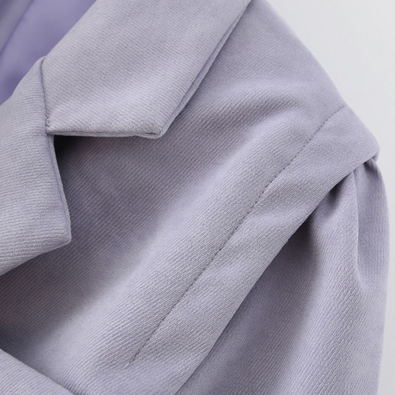 Korean Style Lapel Long Sleeve Short Casual Jealous Female Coat Harajuku College Style Loose Pocket Chic Women's Jacket 210507