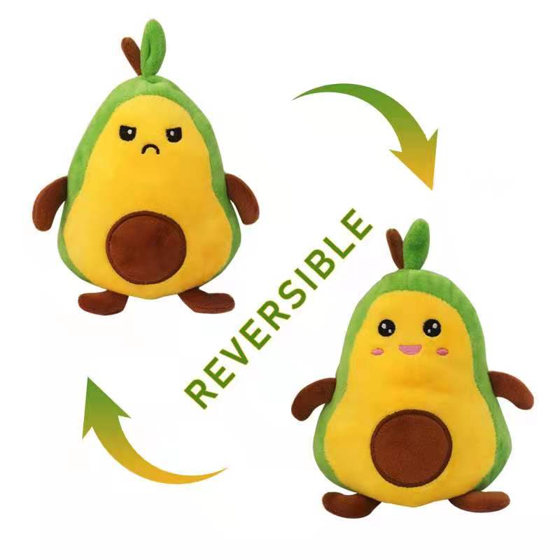 Reversible Avocado Plushie Cartoon Fruits Soft Mini Kawaii Plush Doll Toys Stuffed Toy Double-Sided Flip For Girls Boys Doll Pendant Toys 18cm
Reversible Avocado Plushie Cartoon Fruits Soft Mini Kawaii Plush Doll Toys Stuffed Toy Double-Sided Flip For Girls Boys Doll Pendant Toys 18cm