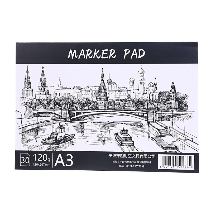 Notepads A3/A4/B5 Drawing Paper Pad Notebook Sketch Book For Marker Art Paiting Diary Student Gifts 30 Sheets 090F
Notepads A3/A4/B5 Drawing Paper Pad Notebook Sketch Book For Marker Art Paiting Diary Student Gifts 30 Sheets 090F
