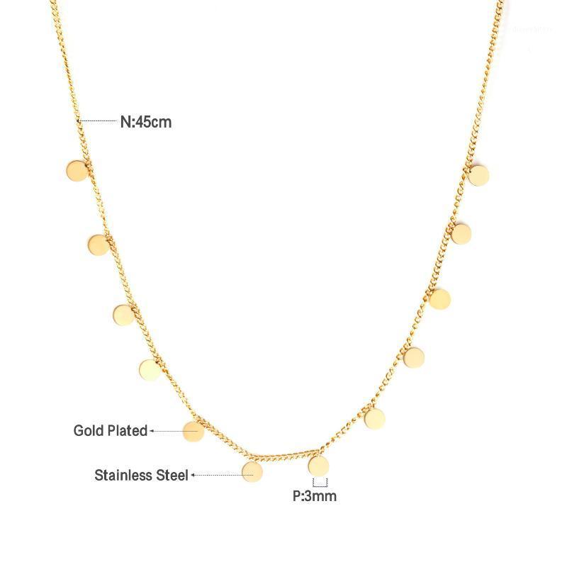 Chains Collars Jewelry Stainless Steel Gold Silver Color Round Star Flower Moon Heart Pendant Small Necklaces
Chains Collars Jewelry Stainless Steel Gold Silver Color Round Star Flower Moon Heart Pendant Small Necklaces