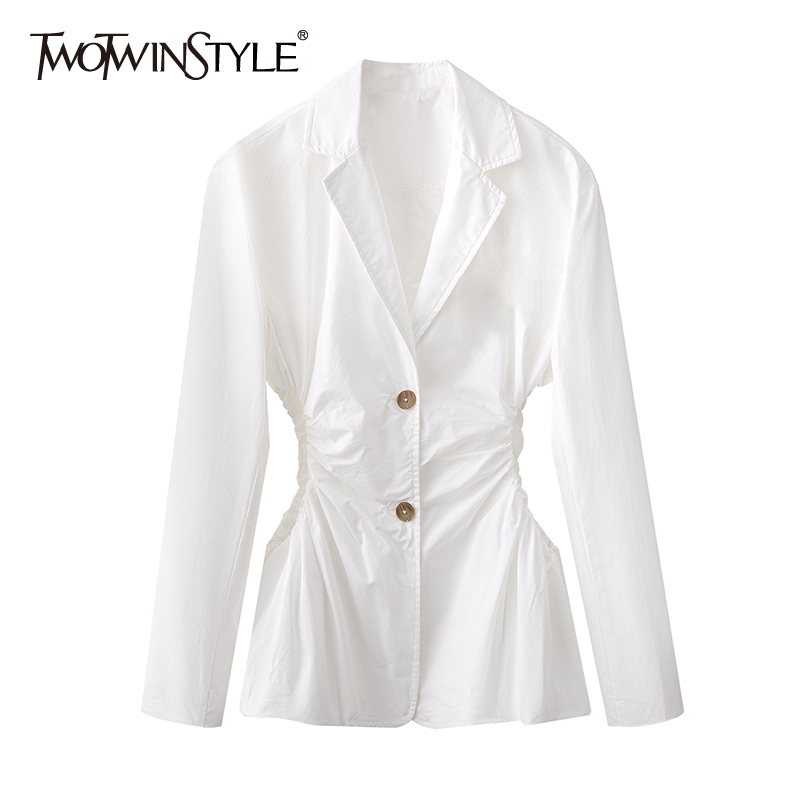 White Patchwork Diamond Blazer For Women Notched Long Sleeve Hollow Out Ruched Slim Blazers Female Spring 210524
White Patchwork Diamond Blazer For Women Notched Long Sleeve Hollow Out Ruched Slim Blazers Female Spring 210524