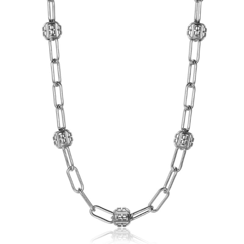 Pendant Necklaces Unique Wheel Beaded Charm Necklace Stainless Steel Paperclip Link Chain Choker For Men Boys Casual Male Jewelry Adjustable
Pendant Necklaces Unique Wheel Beaded Charm Necklace Stainless Steel Paperclip Link Chain Choker For Men Boys Casual Male Jewelry Adjustable