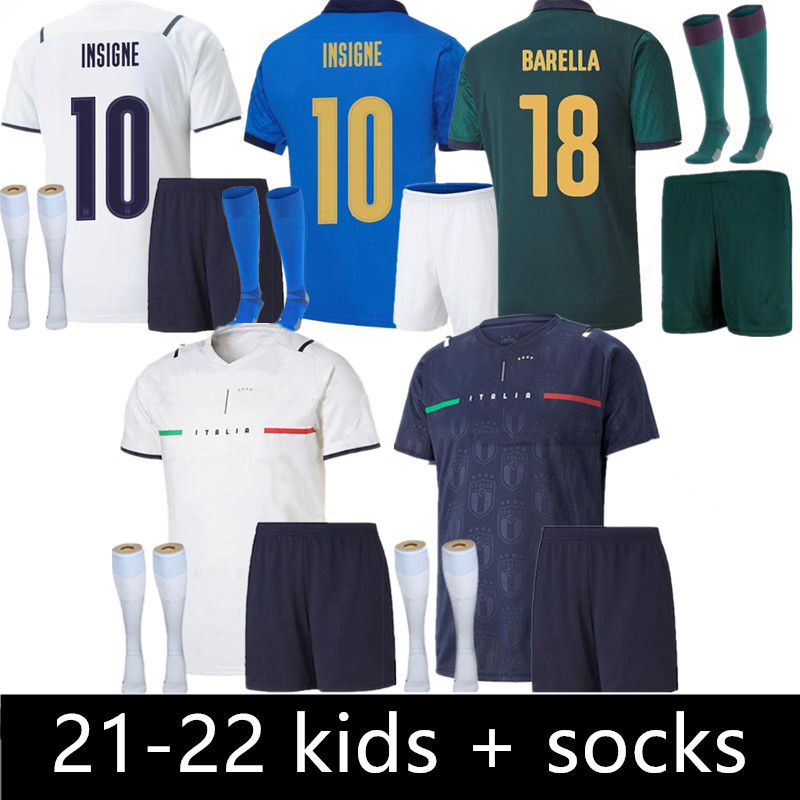 2122 Italia home away soccer Jersey BARELLA SENSI INSIGNE 21 22 European Cup Renaissance CHIELLINI ITALY BERNARDESCHI football shirts kids +, Black;yellow
2122 Italia home away soccer Jersey BARELLA SENSI INSIGNE 21 22 European Cup Renaissance CHIELLINI ITALY BERNARDESCHI football shirts kids +, Black;yellow