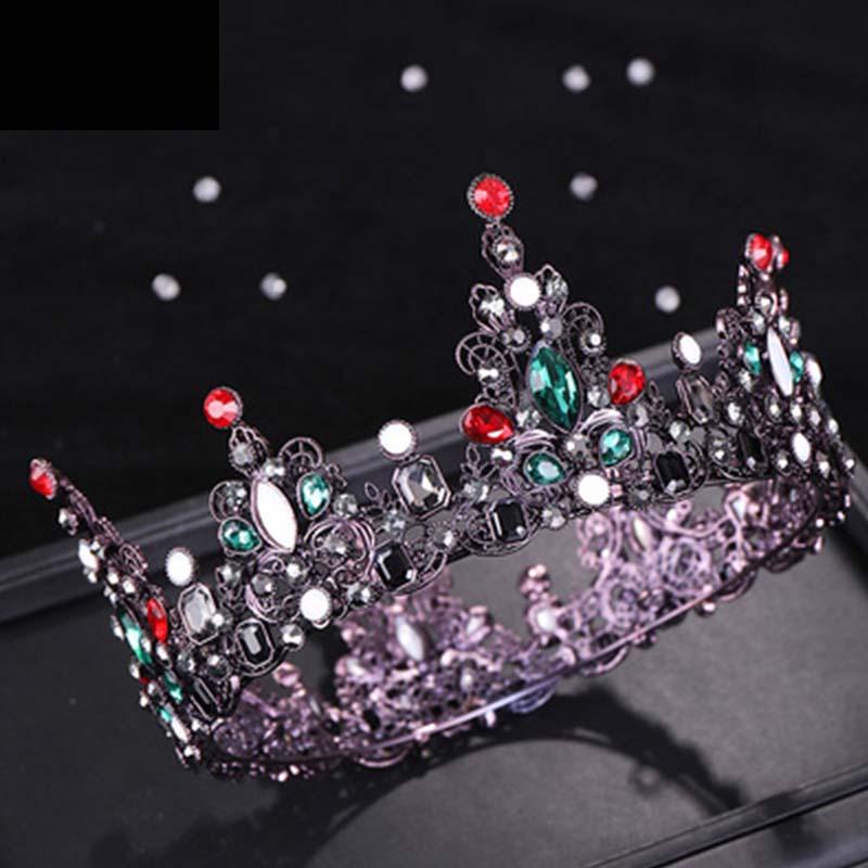 Hair Clips & Barrettes Retro Bronze Baroque Bridal Crown Colorful Drill Crystal Circle Crowns Women Princess Wear Wedding Birthday Accessori, Golden;silver
Hair Clips & Barrettes Retro Bronze Baroque Bridal Crown Colorful Drill Crystal Circle Crowns Women Princess Wear Wedding Birthday Accessori, Golden;silver