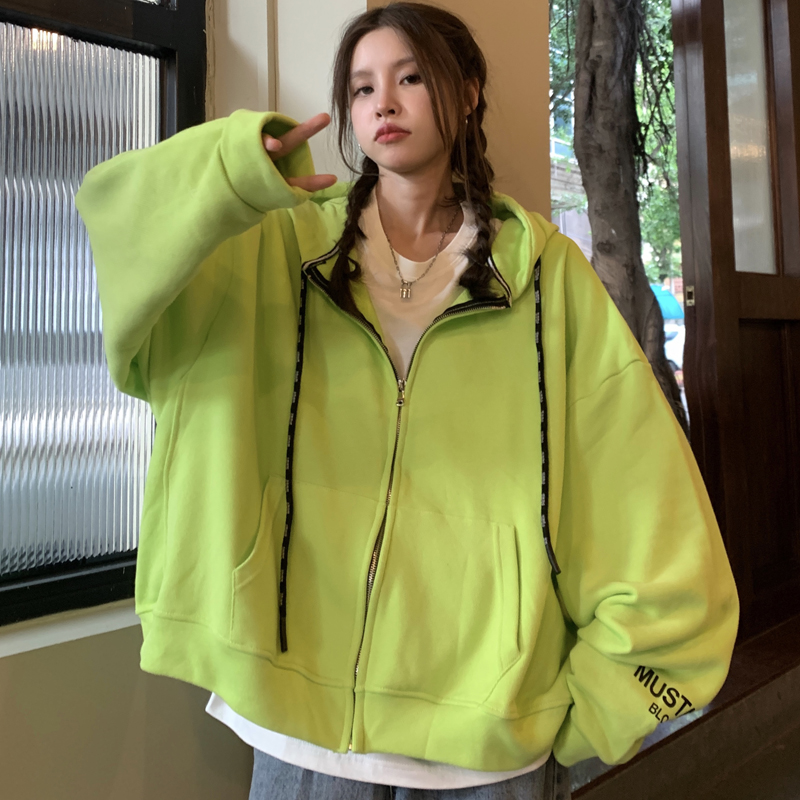 E-BAIHUI Oversized Hooded Sweatshirts Casual Loose Hip Hop Fashion Hoodies Streetwear Women Jacket Letter Print Zip Up Lazy Ins Hoodie, Green
E-BAIHUI Oversized Hooded Sweatshirts Casual Loose Hip Hop Fashion Hoodies Streetwear Women Jacket Letter Print Zip Up Lazy Ins Hoodie, Green
