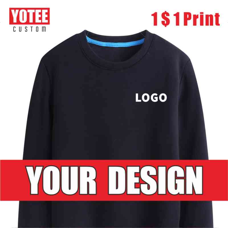 YOTEE autumn winter thick trend round neck custom sports men and women casual sweatshirt, Black
YOTEE autumn winter thick trend round neck custom sports men and women casual sweatshirt, Black