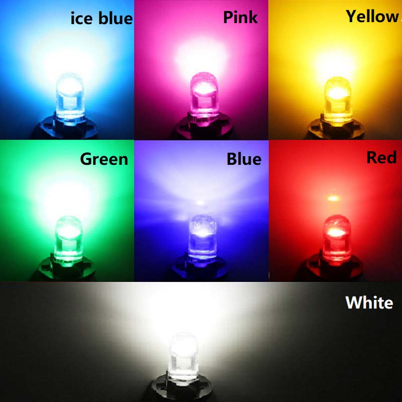 10PCS/Set T10 W5W WY5W 168 501 192 2825 COB LED Light Car Lamps Parking Side Door Bulb Instrument Lamp Auto License Plate Lights