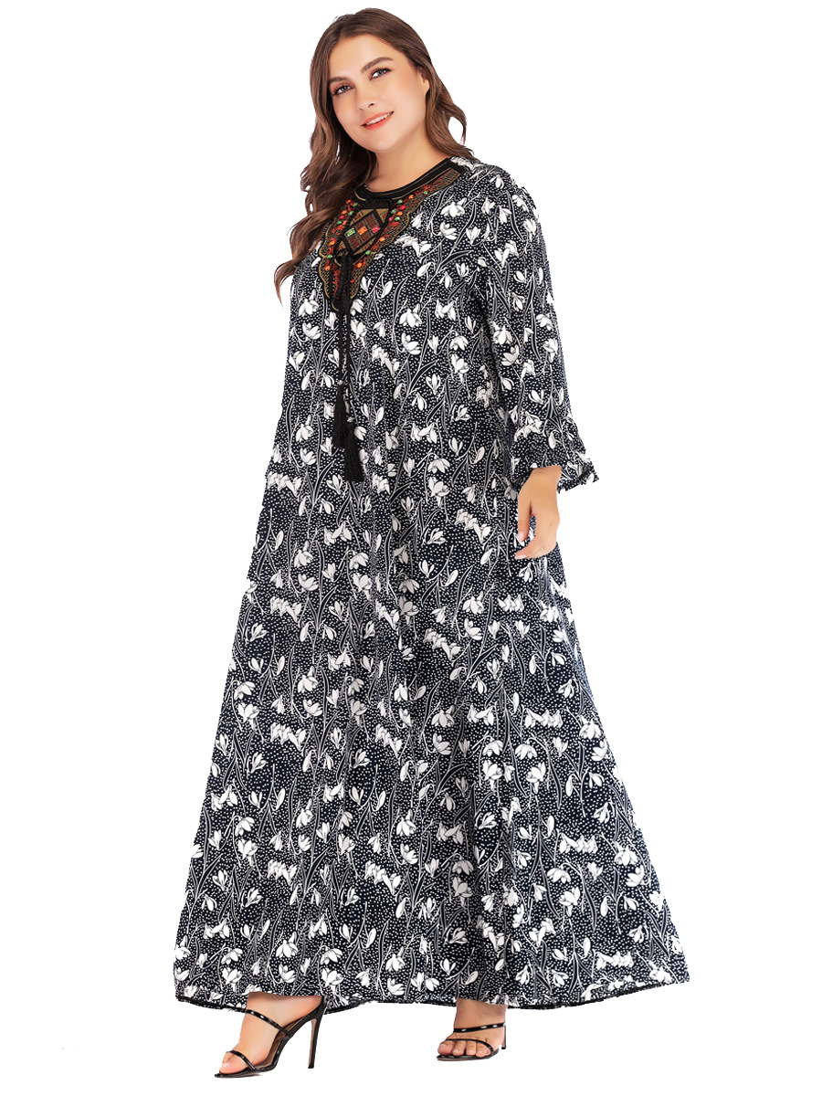 Muslim Abaya Dress Women Turkey Embroidery Dubai Arabic Vestidos Moroccan Kaftan Robe Longue Femme Hijab Musulman Ensembles
Muslim Abaya Dress Women Turkey Embroidery Dubai Arabic Vestidos Moroccan Kaftan Robe Longue Femme Hijab Musulman Ensembles
