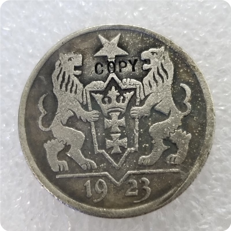 DANZIG 2 GULDEN 1923 Coin COPY commemorative coins-replica coins medal coins collectibles
DANZIG 2 GULDEN 1923 Coin COPY commemorative coins-replica coins medal coins collectibles