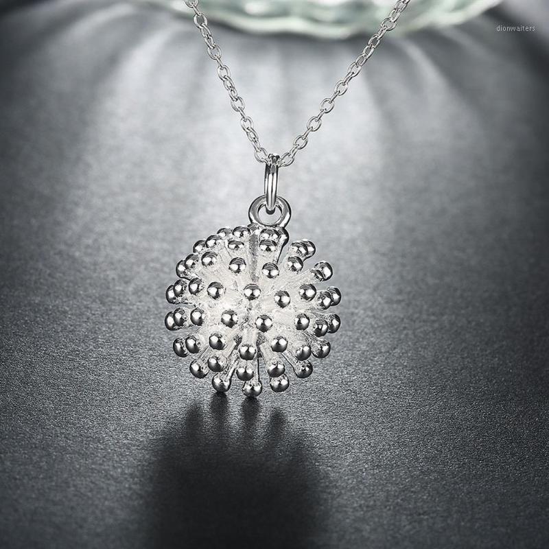 Sterling Silver Necklace For Women Fireworks Pendant 18 Inches Christmas Gift High Quality Wedding Jewelry Chains
Sterling Silver Necklace For Women Fireworks Pendant 18 Inches Christmas Gift High Quality Wedding Jewelry Chains