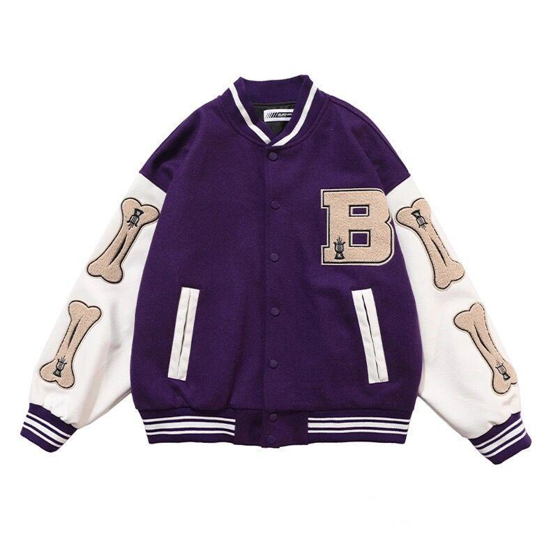Men' Jackets Unisex Fashion Oversized Hip Hop Varsity Baseball Jacket Leather Sleeve Hi Street Loose Fit Letterman Coat Oute212n, Black
Men' Jackets Unisex Fashion Oversized Hip Hop Varsity Baseball Jacket Leather Sleeve Hi Street Loose Fit Letterman Coat Oute212n, Black