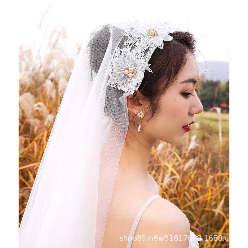 Headpieces Travel Po Wreath Headband Headdress Double Layer White Small Fairy Veil Retro Bridal Wedding
Headpieces Travel Po Wreath Headband Headdress Double Layer White Small Fairy Veil Retro Bridal Wedding