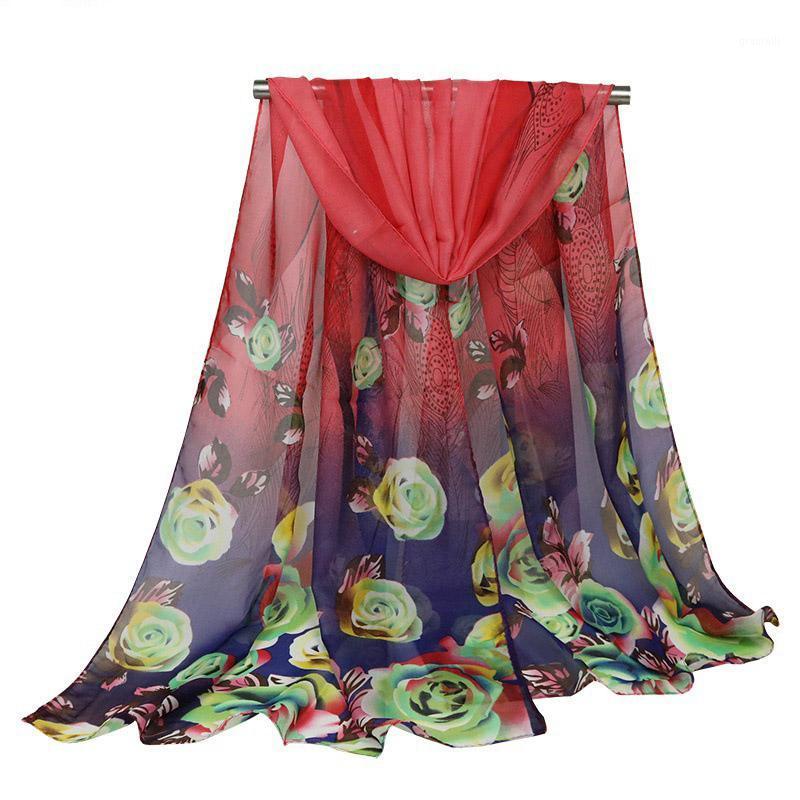 Scarves Summer Fashion Women's Chiffon Scarf Rose Flower Feather Printing Design Lady Silk Sunscreen Beach Thin Shawl Bandana, Blue;gray
Scarves Summer Fashion Women's Chiffon Scarf Rose Flower Feather Printing Design Lady Silk Sunscreen Beach Thin Shawl Bandana, Blue;gray
