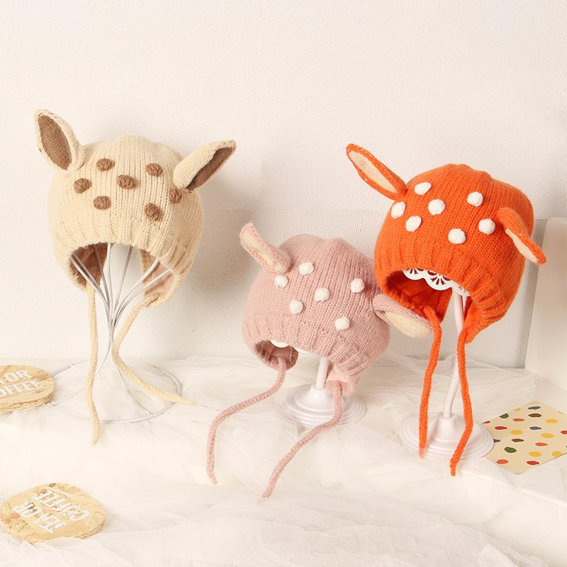 Caps & Hats Girls Baby Knitting Soft Fashion Winter Girl Kids Ball Cute Children Cartoon Ear Casual Accessories, Ah7047orange
Caps & Hats Girls Baby Knitting Soft Fashion Winter Girl Kids Ball Cute Children Cartoon Ear Casual Accessories, Ah7047orange